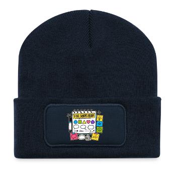 FIVE SHAPES READY - Recycled Patch Beanie - french navy - Front