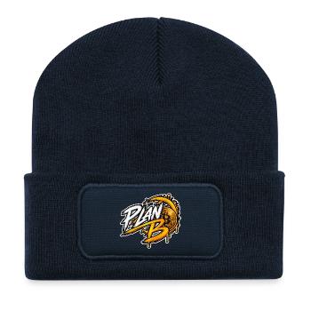 Plan B Bitcoin - Recycelte Patch Beanie - French Navy - Vorne