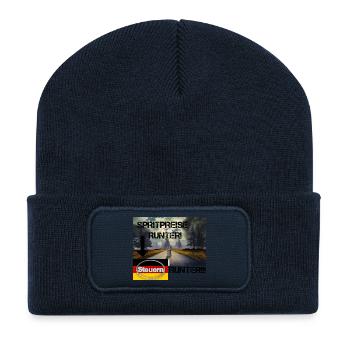 Spritpreise Runter! – Steuerlast senken!!! - Recycelte Patch Beanie - French Navy - Vorne