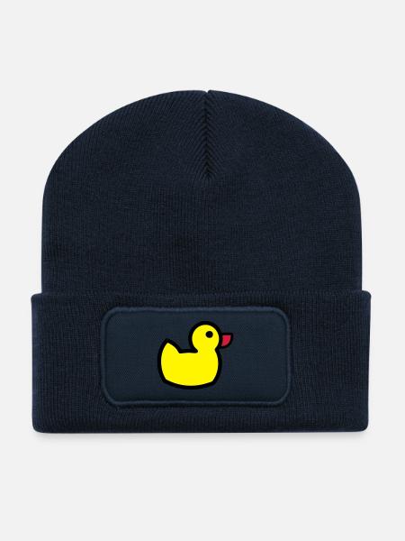 Entchen - Recycelte Patch Beanie - French Navy