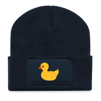 Entelinchen - Recycelte Patch Beanie - French Navy - Vorne