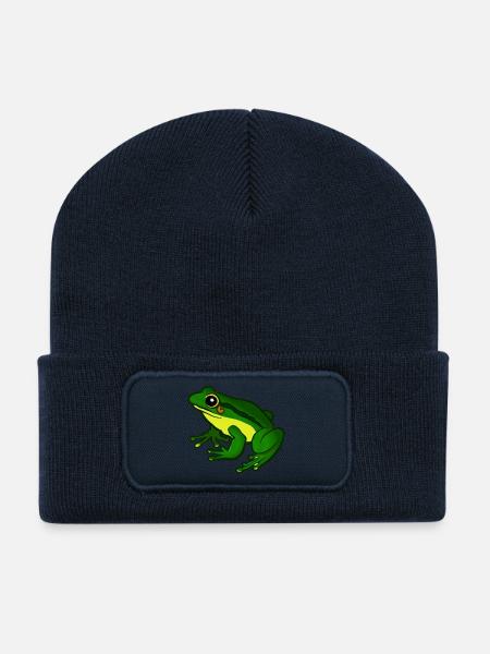 frog - Recycled Patch Beanie - french navy