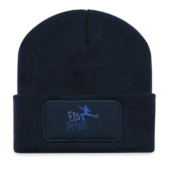 Eisprinz - Recycelte Patch Beanie - French Navy - Vorne