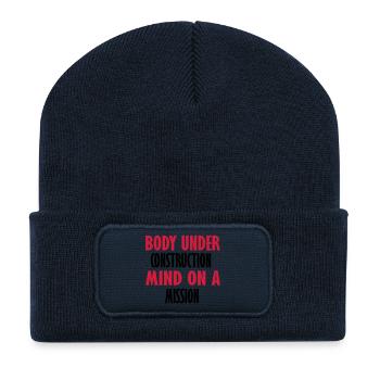 mind on a mission - Recycled Patch Beanie - french navy - Front
