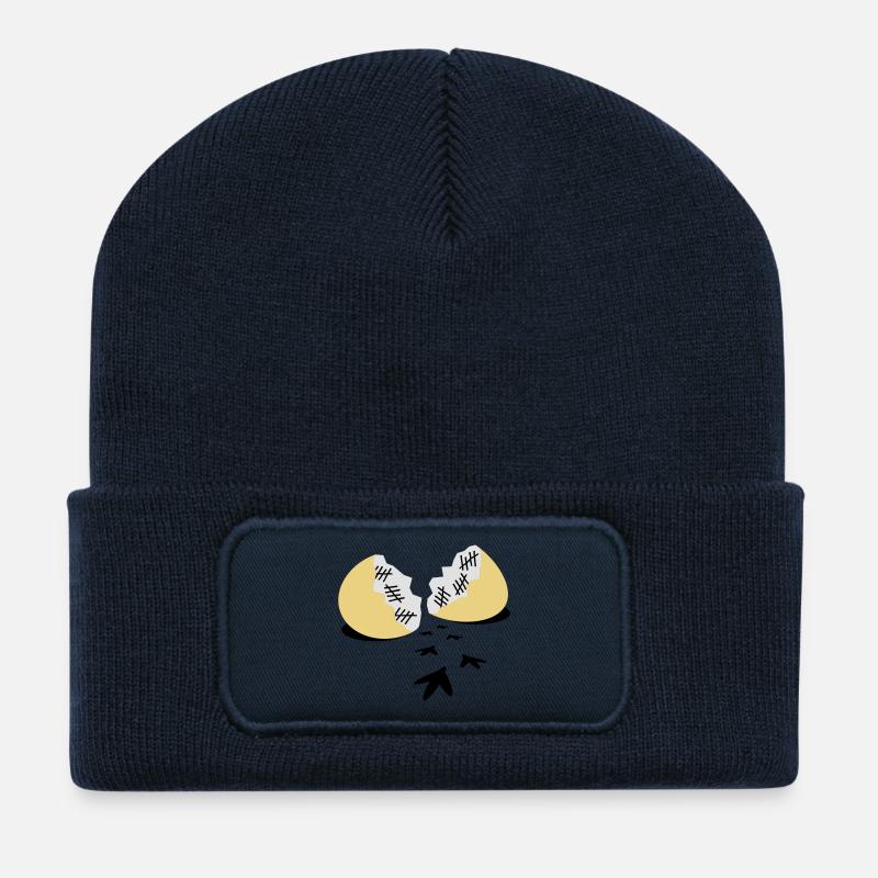 Prison Break - Recycelte Patch Beanie - French Navy