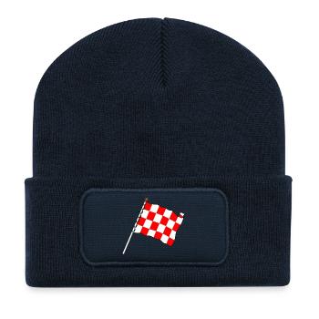 Drapeau du Brabant-Septentrional - Beanie recyclé à patch - bleu marine - Devant