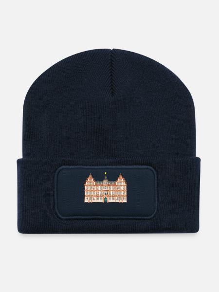 Mainz, Stadt des Buchdrucks, Deutschland - Recycelte Patch Beanie - French Navy