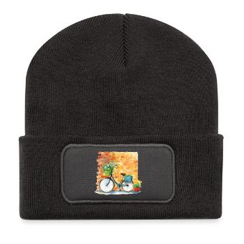 Bicycle - Recycled Patch Beanie - dark grey - Front