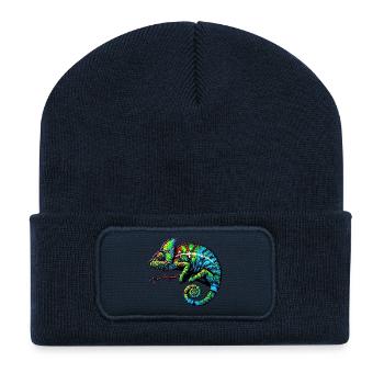 Chameleon - Recycled Patch Beanie - french navy - Front