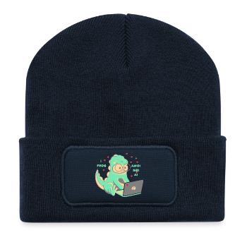 Love 💘 I frog amoi mai AI - Recycled Patch Beanie - french navy - Front