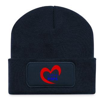 HAPPY FATHER'S DAY. DAD. FATHER'S DAY. FATHER - Recycled Patch Beanie - french navy - Front