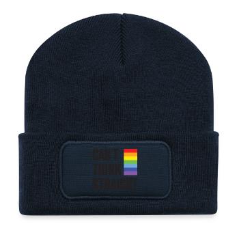 LGBTQ-Pride-Monat - Ich kann nicht klar denken - Recycelte Patch Beanie - French Navy - Vorne