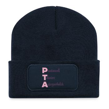 PTA | Phantasievoll Talentiert Außergewöhnlich - Recycelte Patch Beanie - French Navy - Vorne