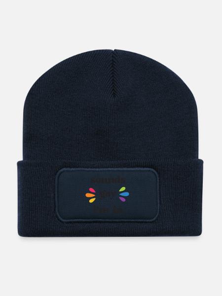LGBT Pride Month - Klingt schwul. Ich bin dabei - Recycelte Patch Beanie - French Navy