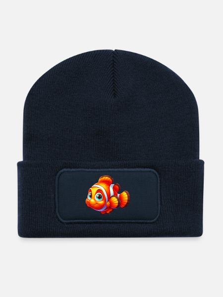 Clownfische - Recycelte Patch Beanie - French Navy