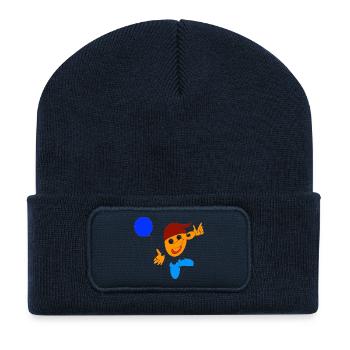 Cartoon - Recycelte Patch Beanie - French Navy - Vorne