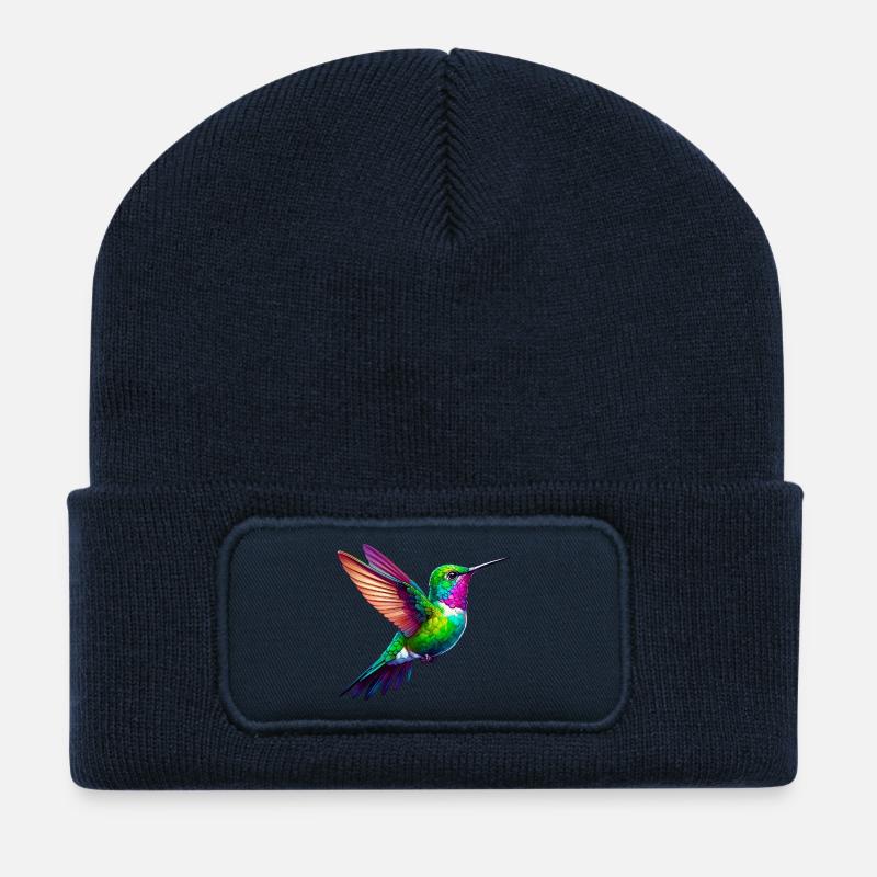 Kolibri - Recycelte Patch Beanie - French Navy