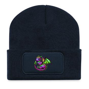 Dragon - Recycled Patch Beanie - french navy - Front
