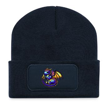 Dragon - Recycled Patch Beanie - french navy - Front