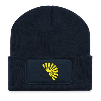 Girls just wanna have sun! - Recycelte Patch Beanie - French Navy - Vorne