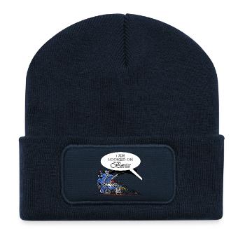 HookedOnBERTA - Recycled Patch Beanie - french navy - Front