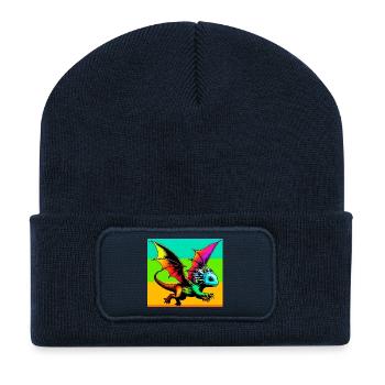 dragon - Recycled Patch Beanie - french navy - Front