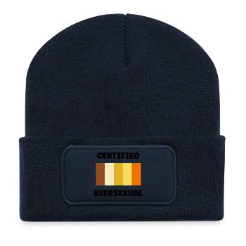 Beersexual - Recycled Patch Beanie - french navy - Front
