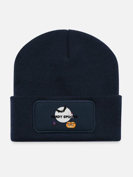 Nerdy Spooks - Recycled Patch Beanie - french navy