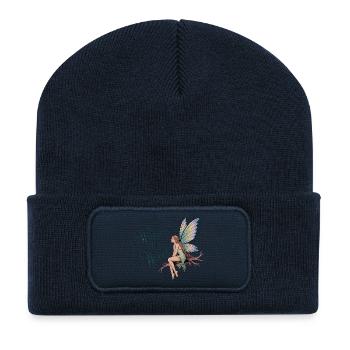 Waldfee – Whispers of the Woods - Recycelte Patch Beanie - French Navy - Vorne