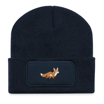 Pfuschi McPfusch : Rapide et Sale - Beanie recyclé à patch - bleu marine - Devant