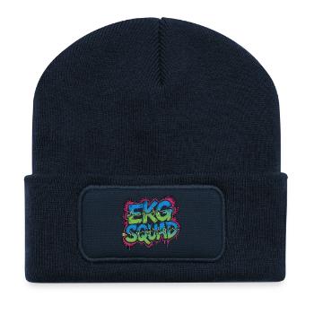 Technicien de stimulateurs cardiaques de l’équipe ECG - Beanie recyclé à patch - bleu marine - Devant