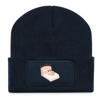 Love Mode on - Katzenliebe - Recycled Patch Beanie - french navy - Front