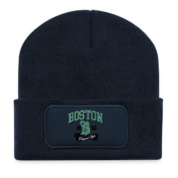 Boston City Logo Originalstil - Recycelte Patch Beanie - French Navy - Vorne