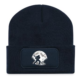 Bigfoot Kricket spielen - Recycelte Patch Beanie - French Navy - Vorne