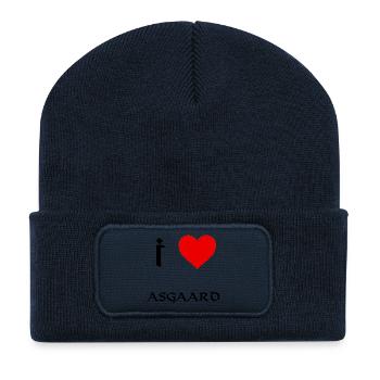 J’adore Asgaard - Beanie recyclé à patch - bleu marine - Devant