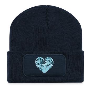 Great Smoky Mountains Heart - Recycled Patch Beanie - french navy - Front