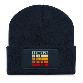 1983 The Man Myth Legend Original - Recycled Patch Beanie - french navy - Front