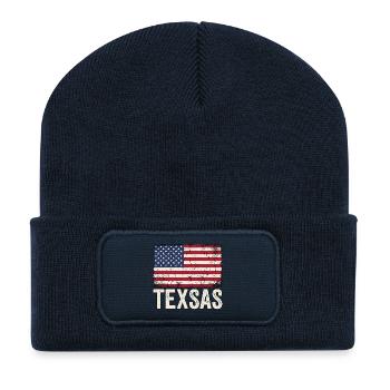 USA Texas - Recycled Patch Beanie - french navy - Front