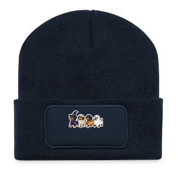 Halloween Quadruped Costume Party - Recycled Patch Beanie - french navy - Front