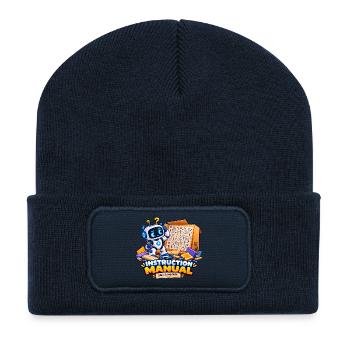 Bedienungsanleitung - Recycelte Patch Beanie - French Navy - Vorne