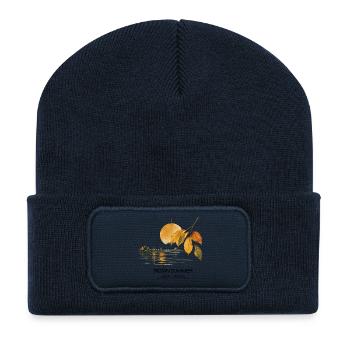 INDIAN SUMMER - Recycelte Patch Beanie - French Navy - Vorne