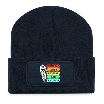 E-Bike EBike E Bike - Recycelte Patch Beanie - French Navy - Vorne