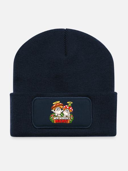 1000206352 - Recycelte Patch Beanie - French Navy