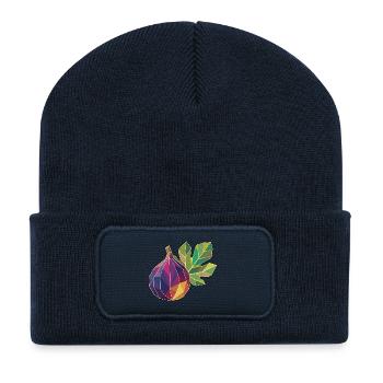 Poly Feige - Recycelte Patch Beanie - French Navy - Vorne