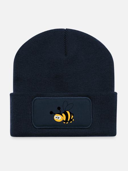 Biene - Bienchen - Sumis - Recycelte Patch Beanie - French Navy
