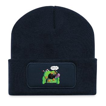 Sofawart - Hovawart - Hund - Hunderasse - Recycelte Patch Beanie - French Navy - Vorne