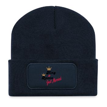 wedding - Recycled Patch Beanie - french navy - Front