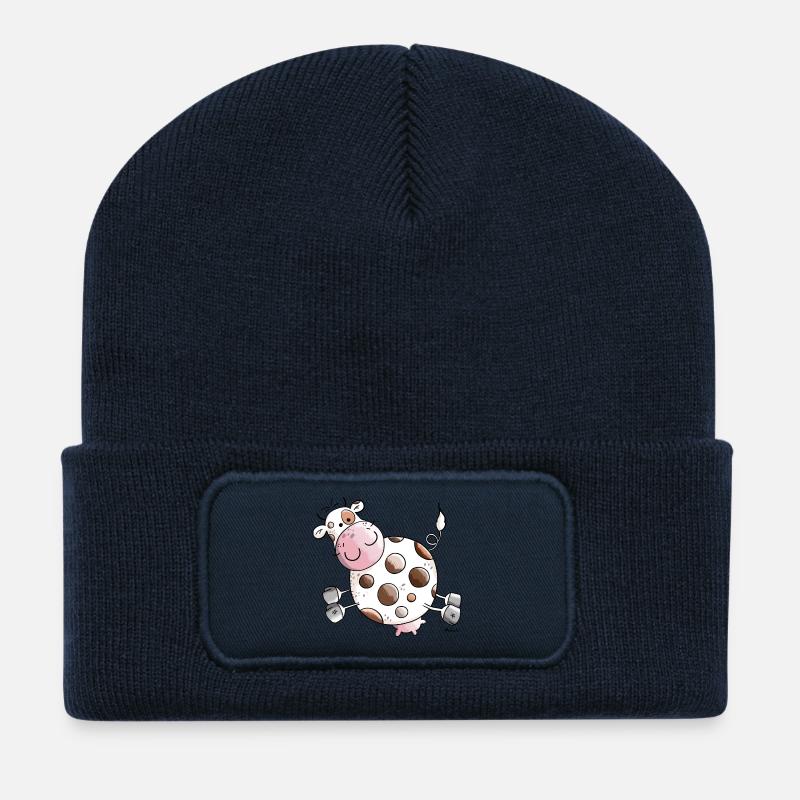 Molly Kuh - Recycelte Patch Beanie - French Navy