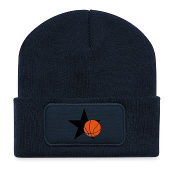 Basketball - Basket Ball - Game - Sport - Player - Recycelte Patch Beanie - French Navy - Vorne