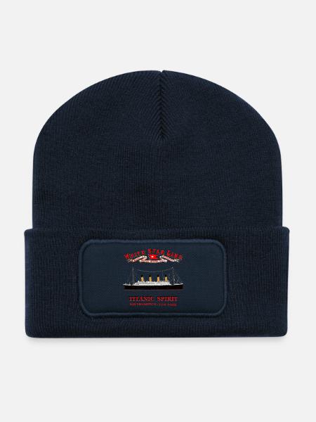 TITANIC SPIRIT KREATION LOUIS RUNEMBERG ADAGP - Recycelte Patch Beanie - French Navy